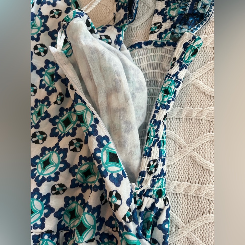 Lucky Brand Floral Maxi Dress with Ruffle Straps Women’s Size Small - Picture 3 of 16